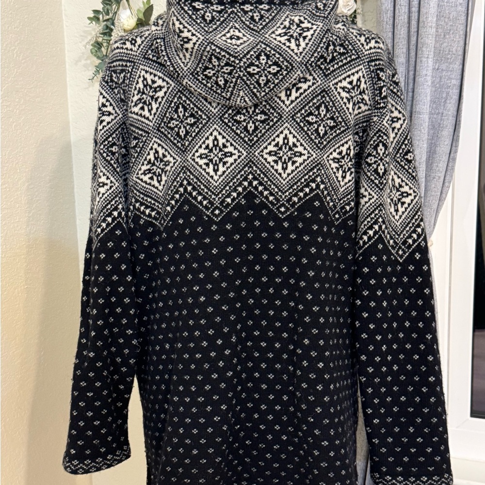 Vintage Y2K Ralph Lauren 100% Lambswool Aztec Navajo Western Print Sweater SZ XL - Picture 6 of 8